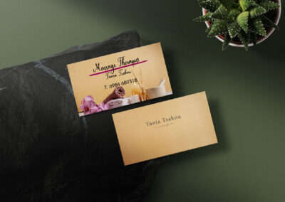 Bussiness Cards Massage Therapist