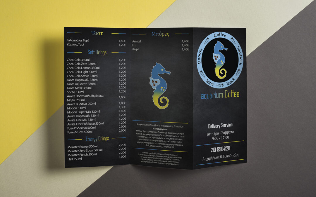 Aquarium Cafe Flyer