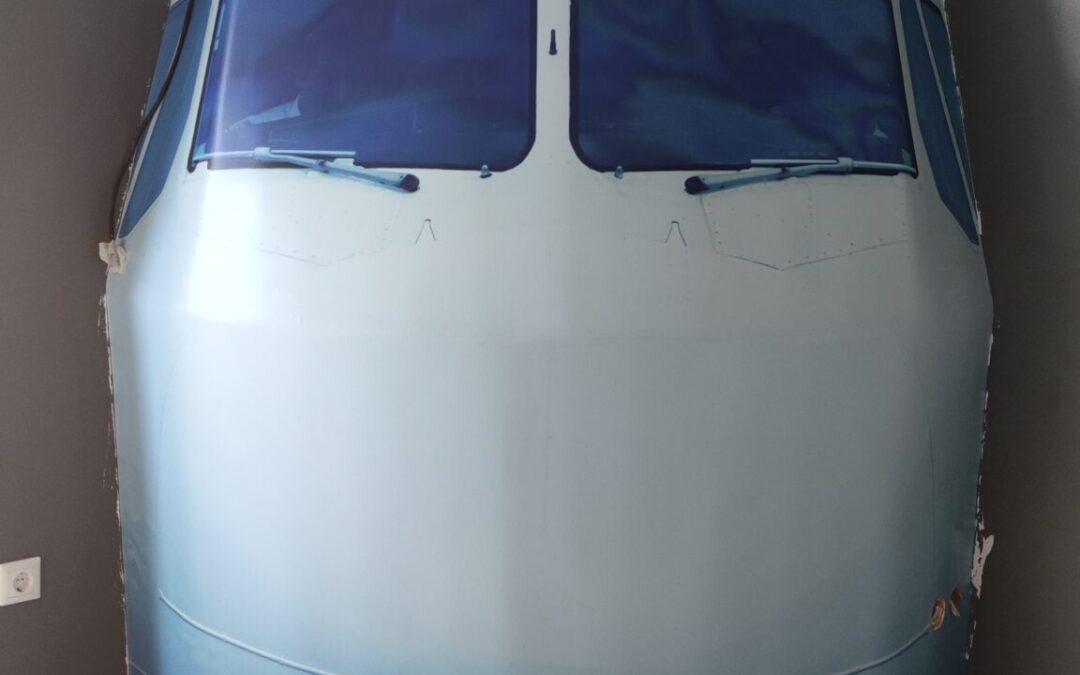 Athens Aeroservice ντύσιμο καμπυλοτής επιφάνειας με αυτοκόλλητο