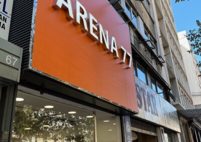 ARENA 77 Κατασκευή Κουτιαστών Φωτεινών Μεταλλικών Γραμμάτων